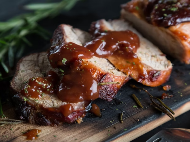 Pork Tenderloin with BBQ Sauce