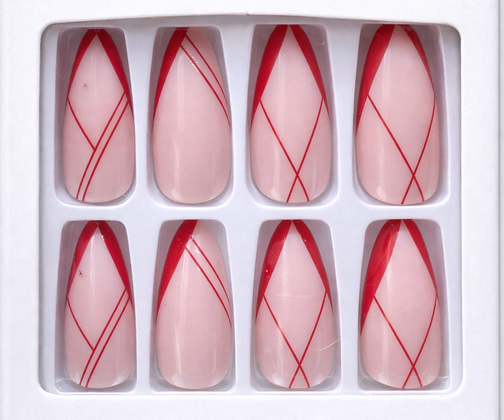 Red & Clear - Almond
