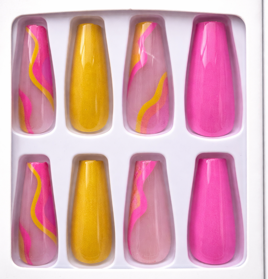 Pink & Yellow - Coffin