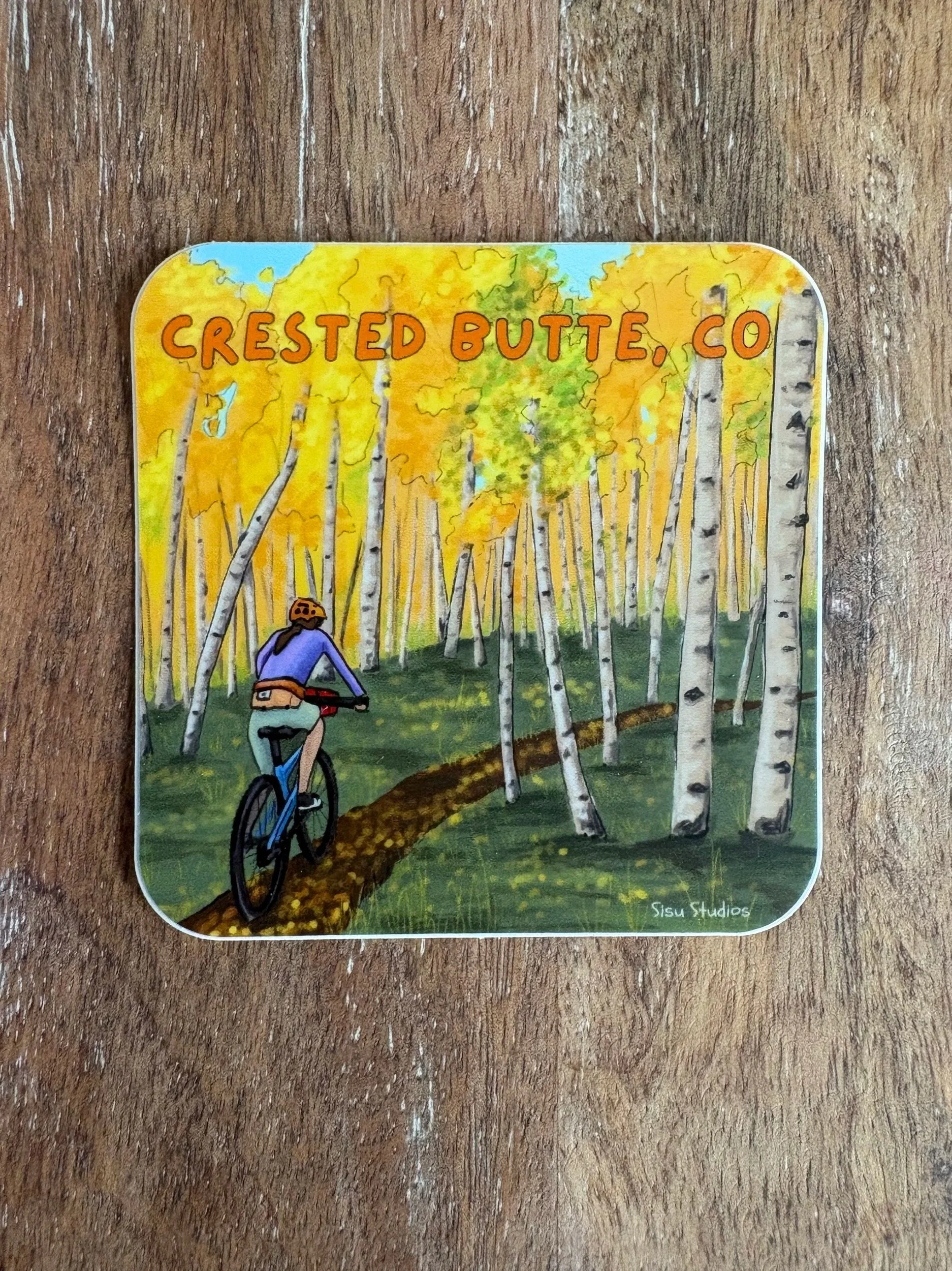 Golden Ride Sticker