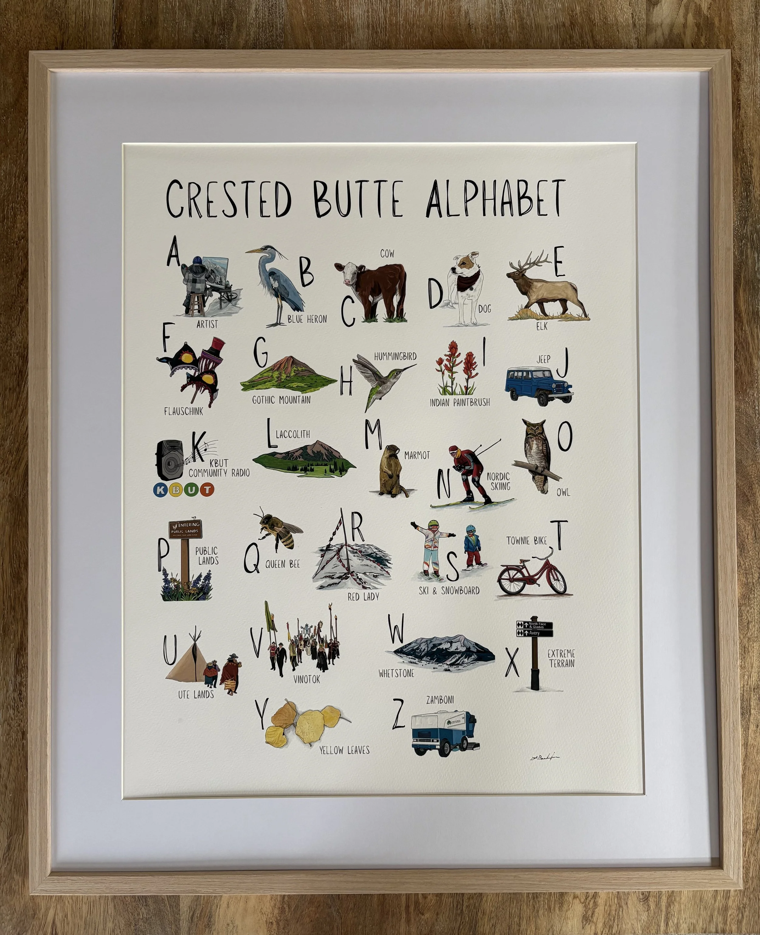 Crested Butte Alphabet