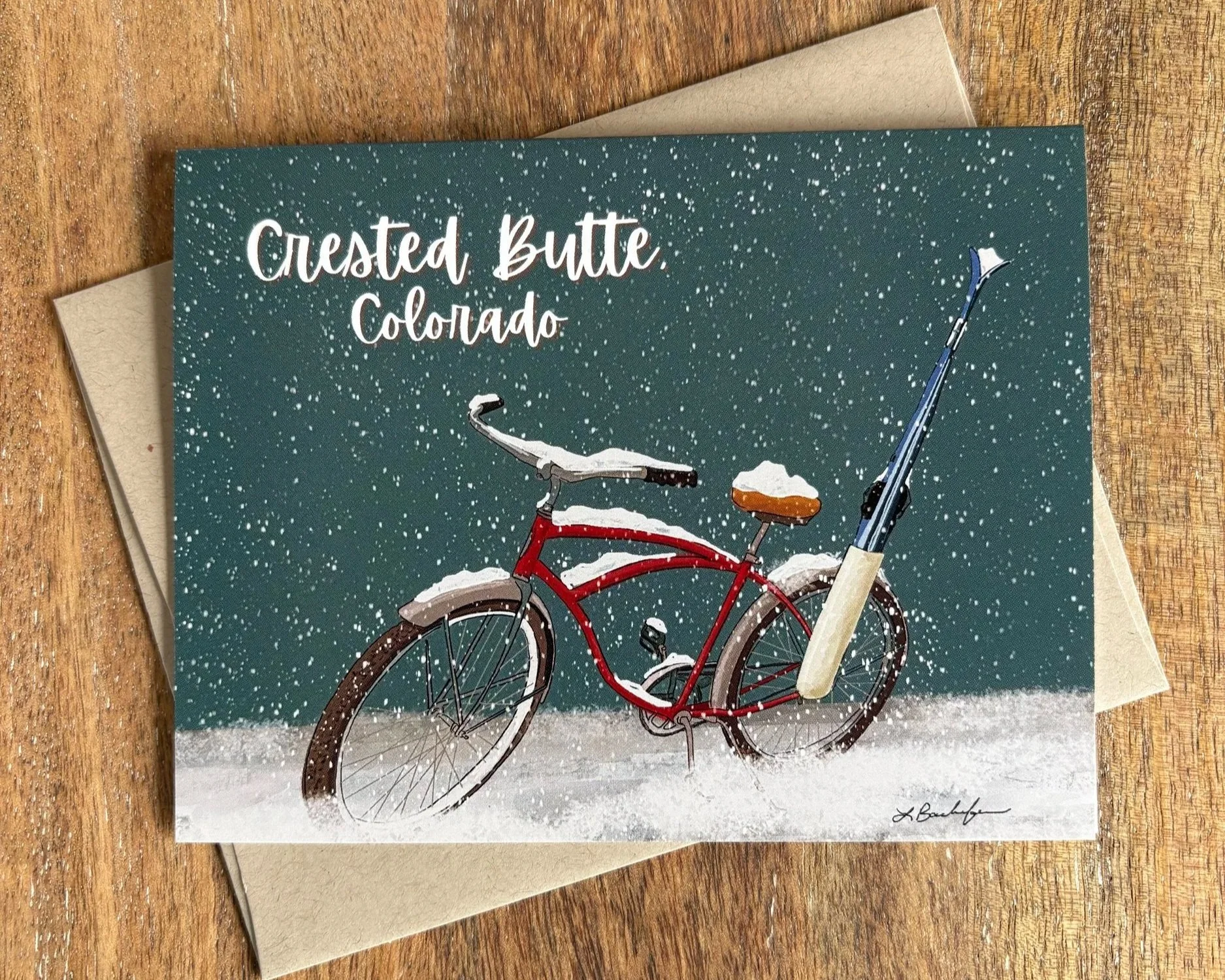 Snowy Townie Card