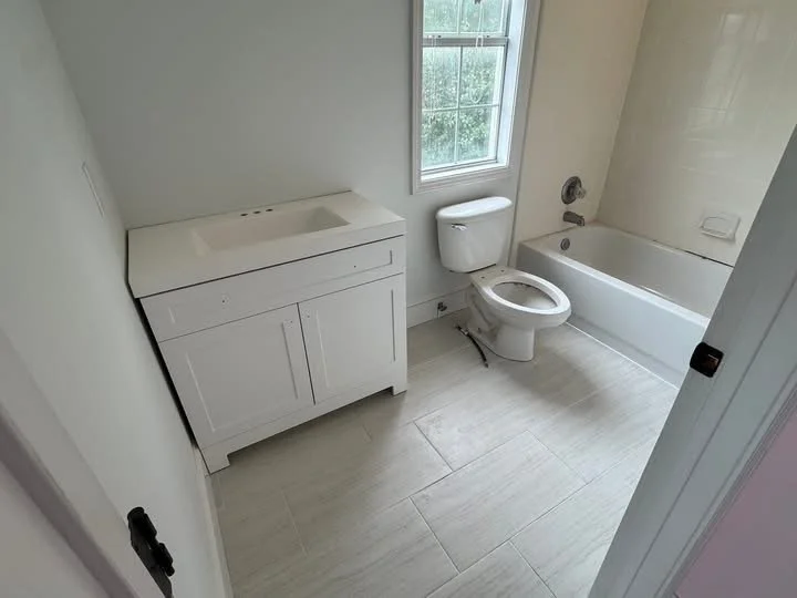 Gutted bathroom install and repair 