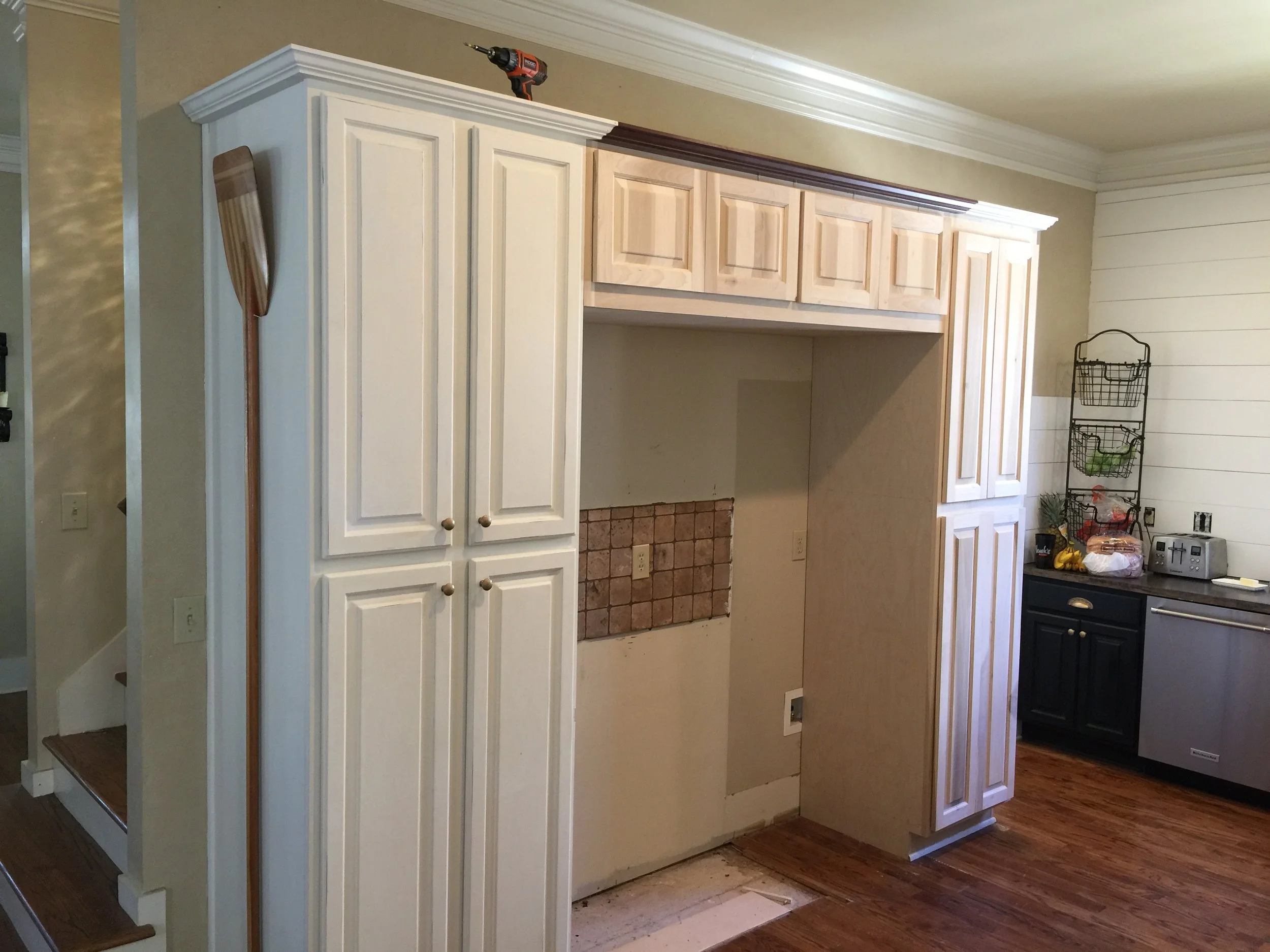 Kitchen Refrigerator Remodel 