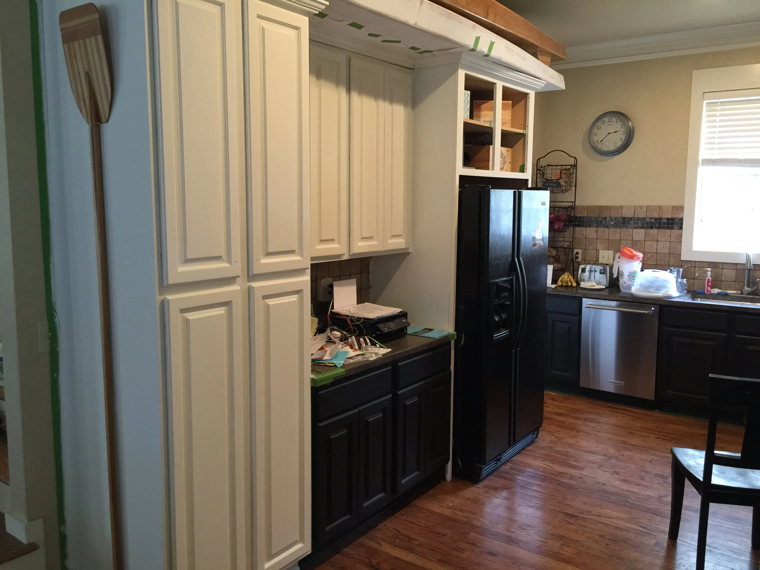 Kitchen Refrigerator Remodel 