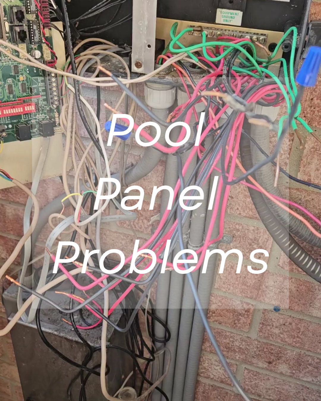When Your Pool Equipment Looks Like This… It’s Time to Call the Pros 😳🔌🏊‍♂️
