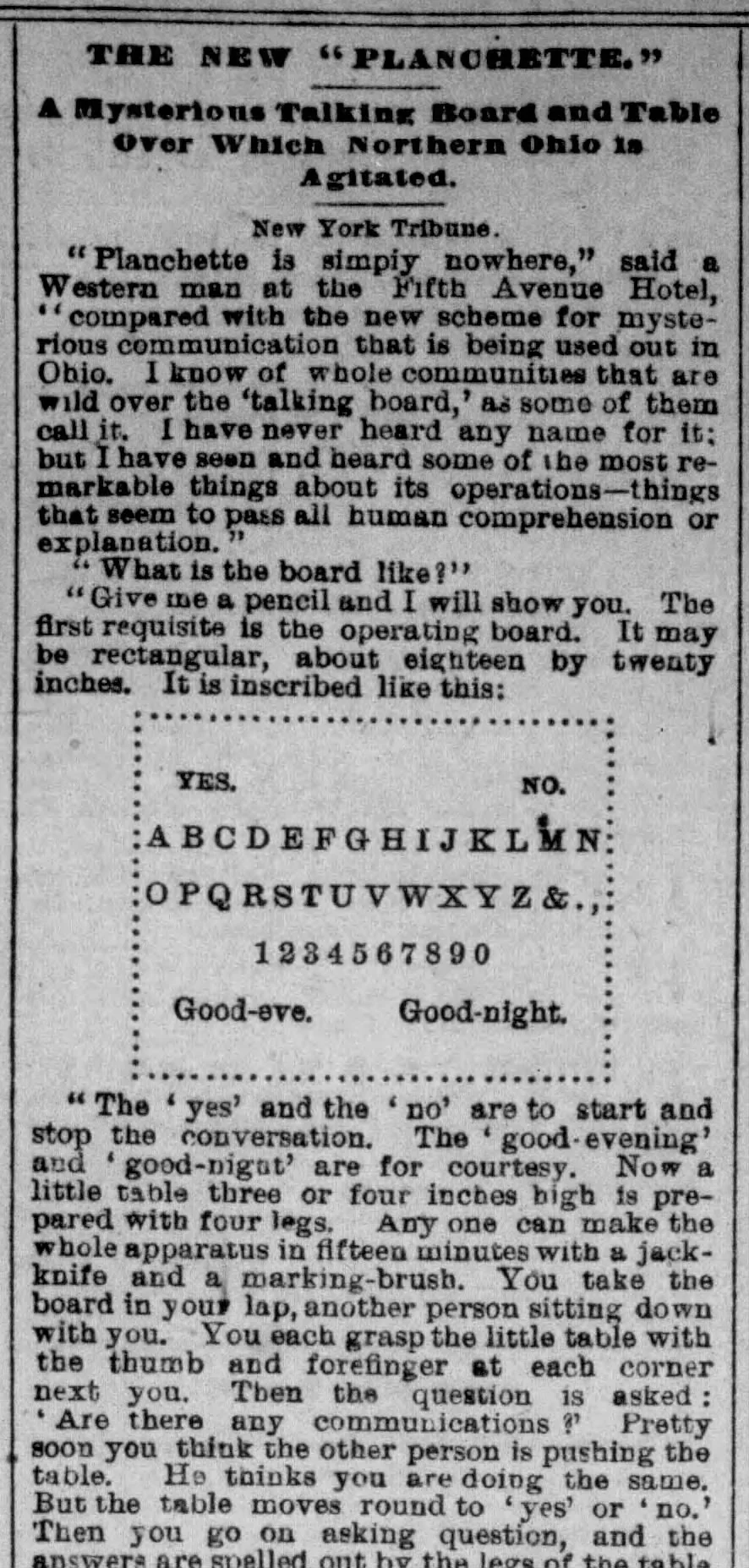 Image of a clipping from a newspaper.