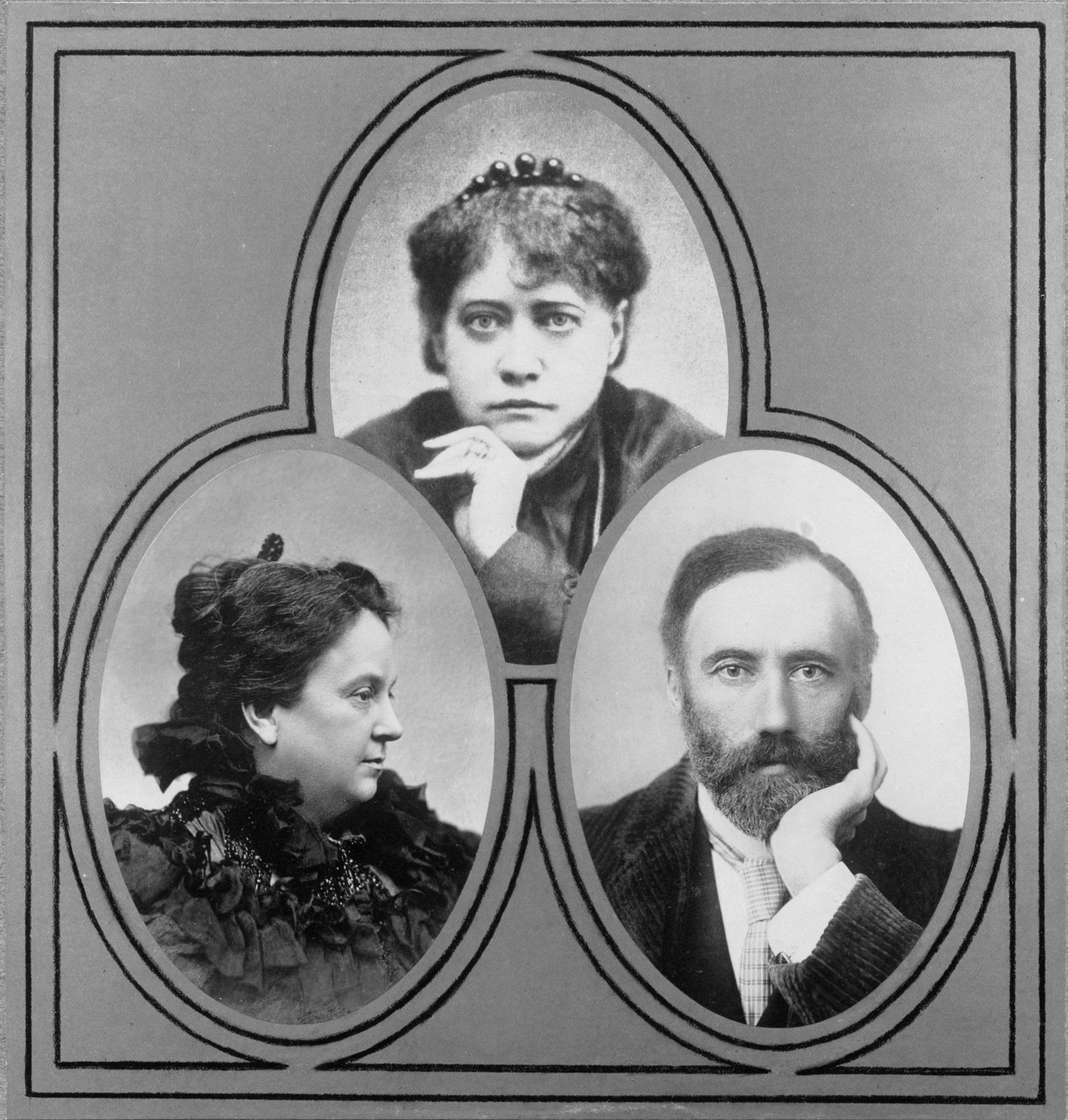 Katherine Tingley, Helena Petrovna Blavatsky, and Willian Q. Judge