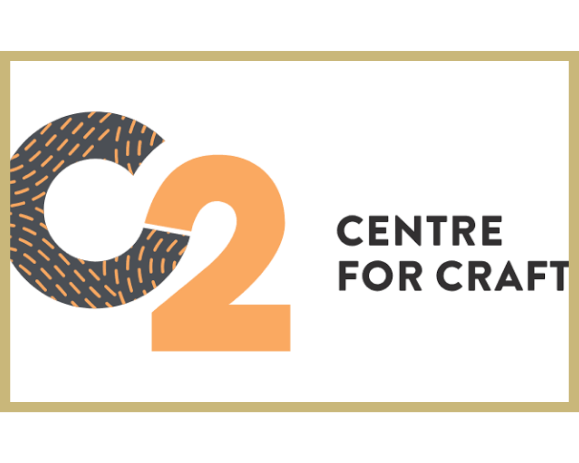 C2 Centre for Craft Logo in orange