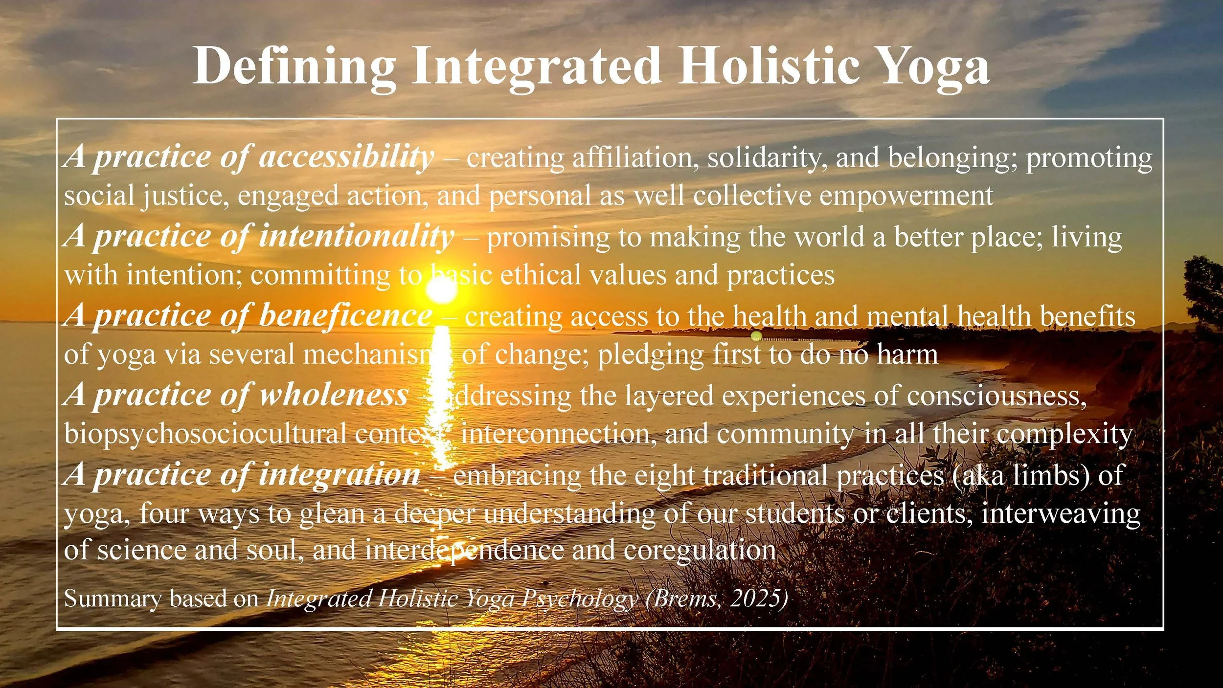 Integrated Holistic Yoga and Lifestyles