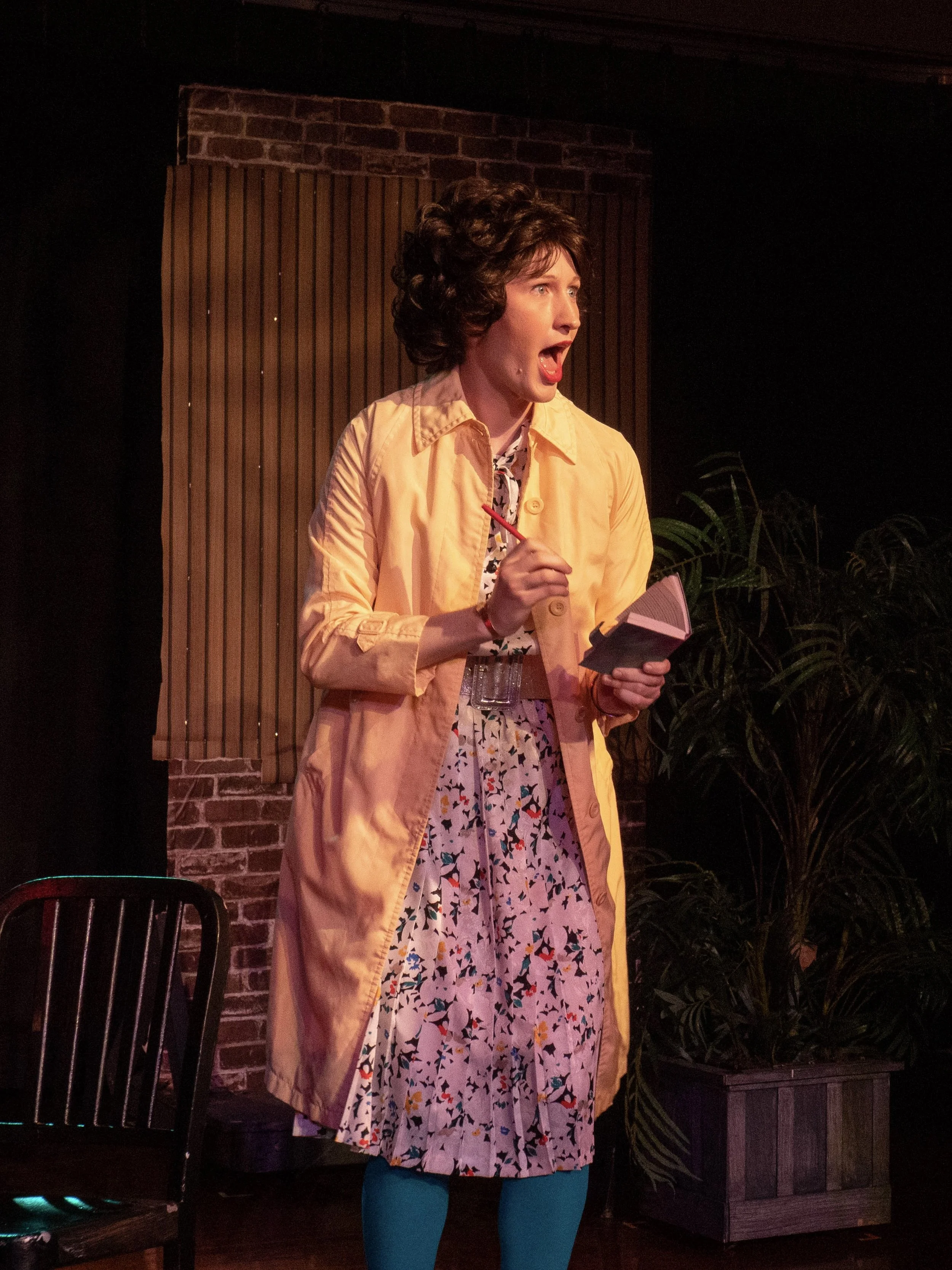 Rylan as Charlotte Wallace in "Beyond Therapy", photo by Cady Hurlbert
