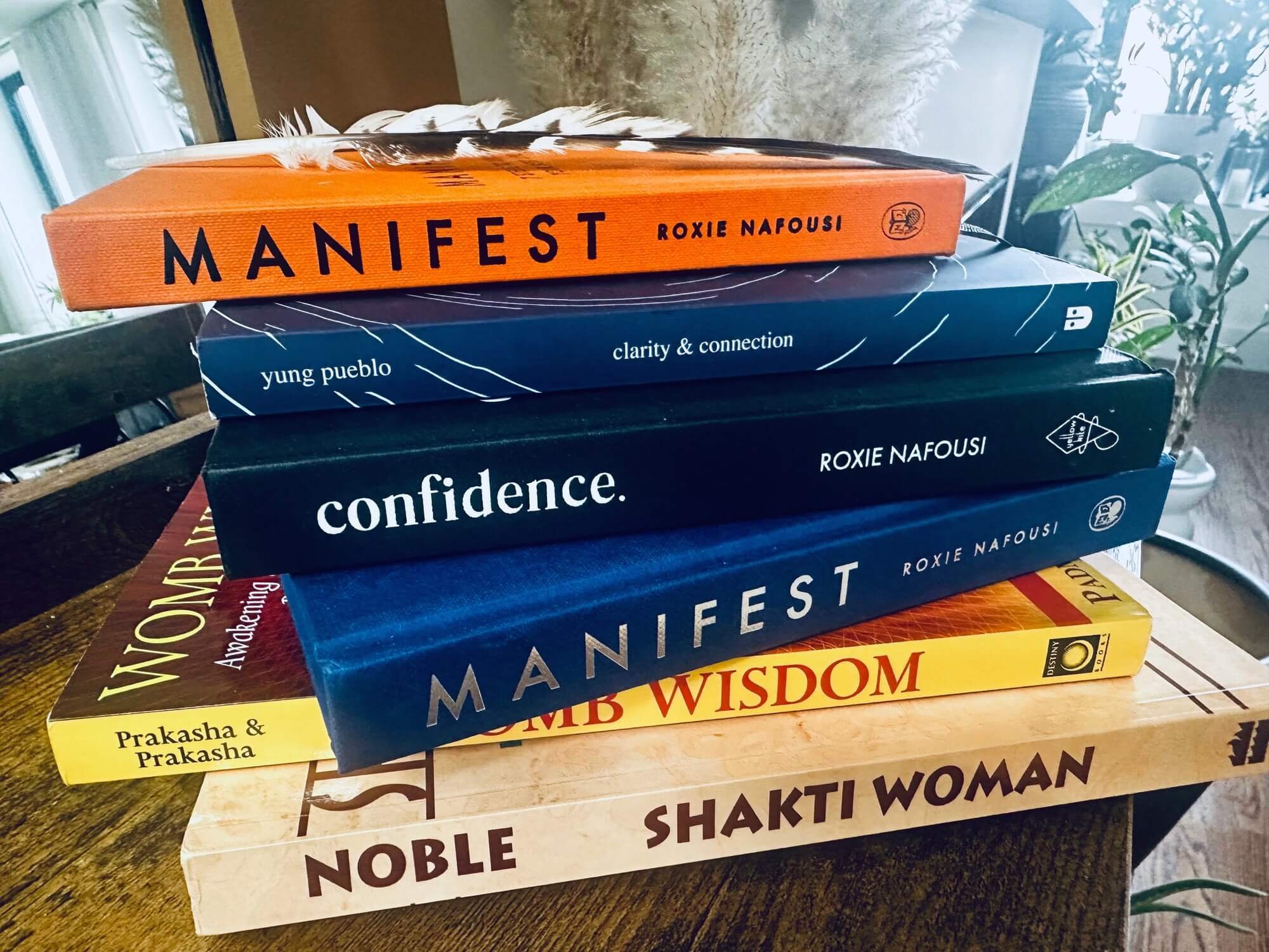 stack of books