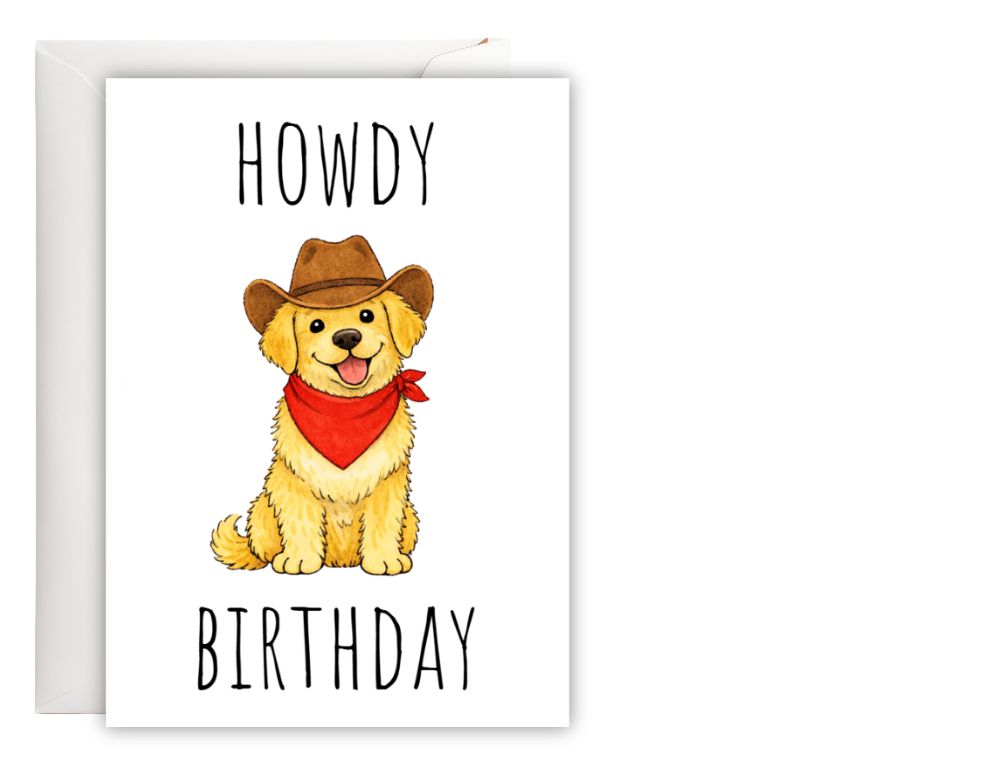 Howdy Birthday Greeting Card