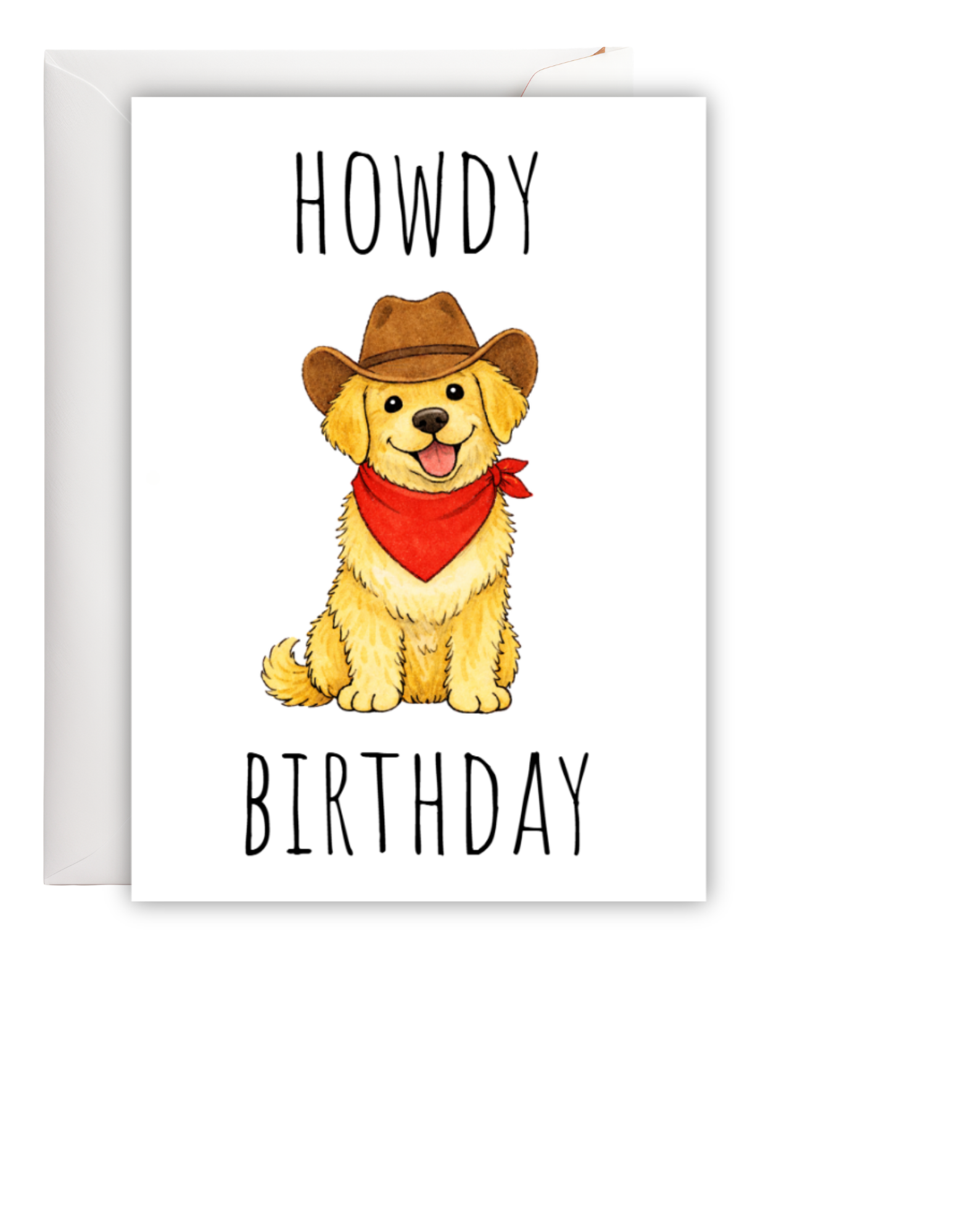 Howdy Birthday Greeting Card
