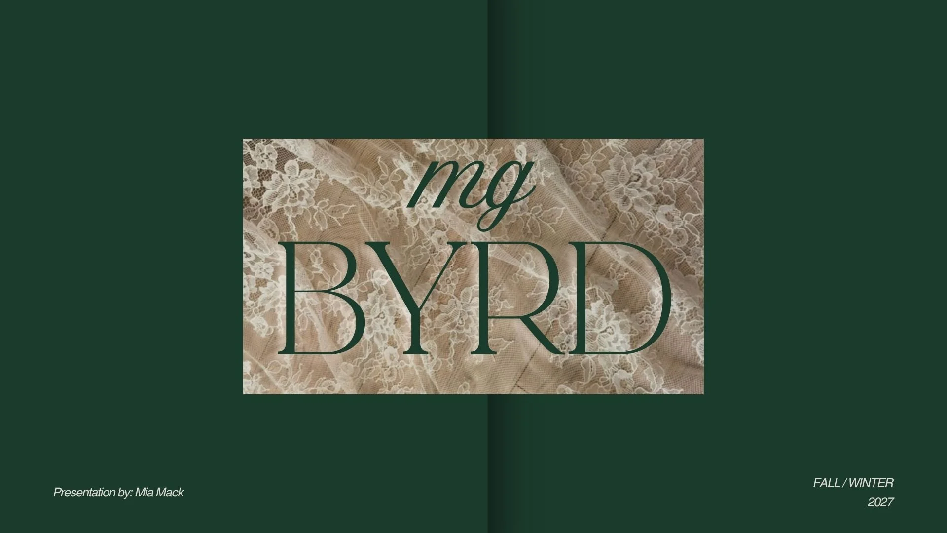 Product Development - Accessories Project (MG Byrd Jewelry)