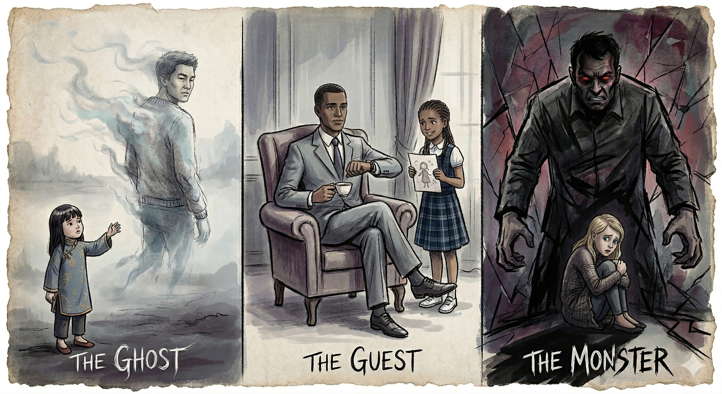 The Ghost, the Guest, and the Monster: Which Father Wounded You?