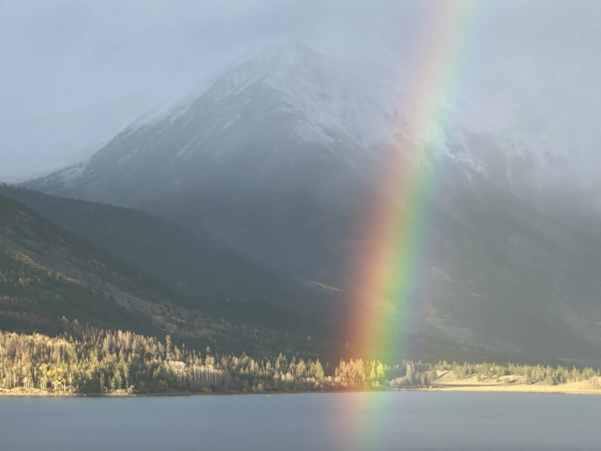 Rainbow in Twin Lakes