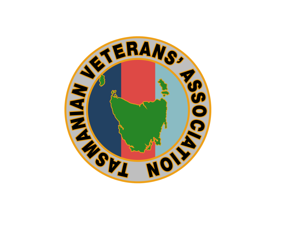 Tasmanian Veterans Association circular badge logo
