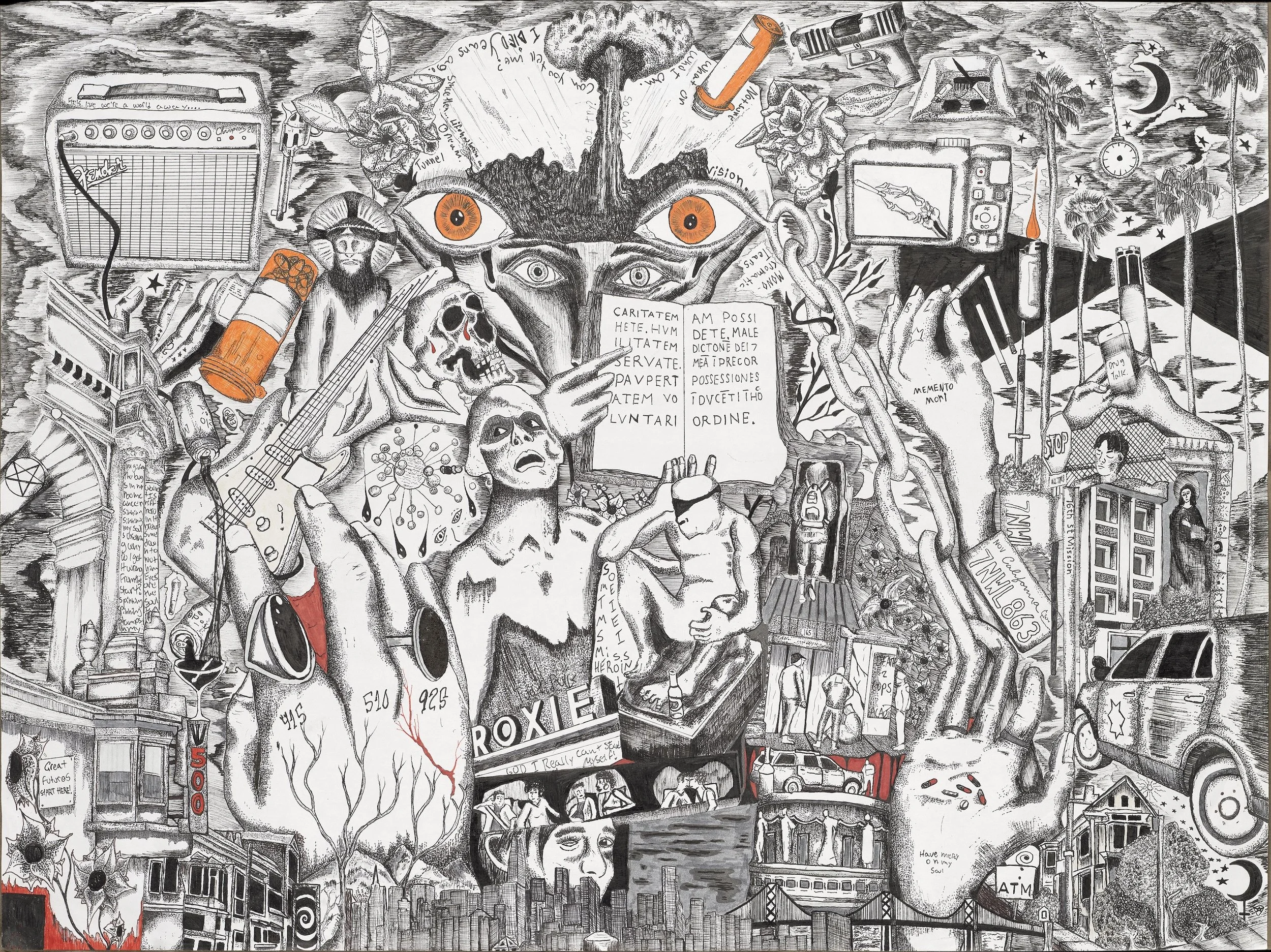 Slow death Digital reproduction 18x24 in