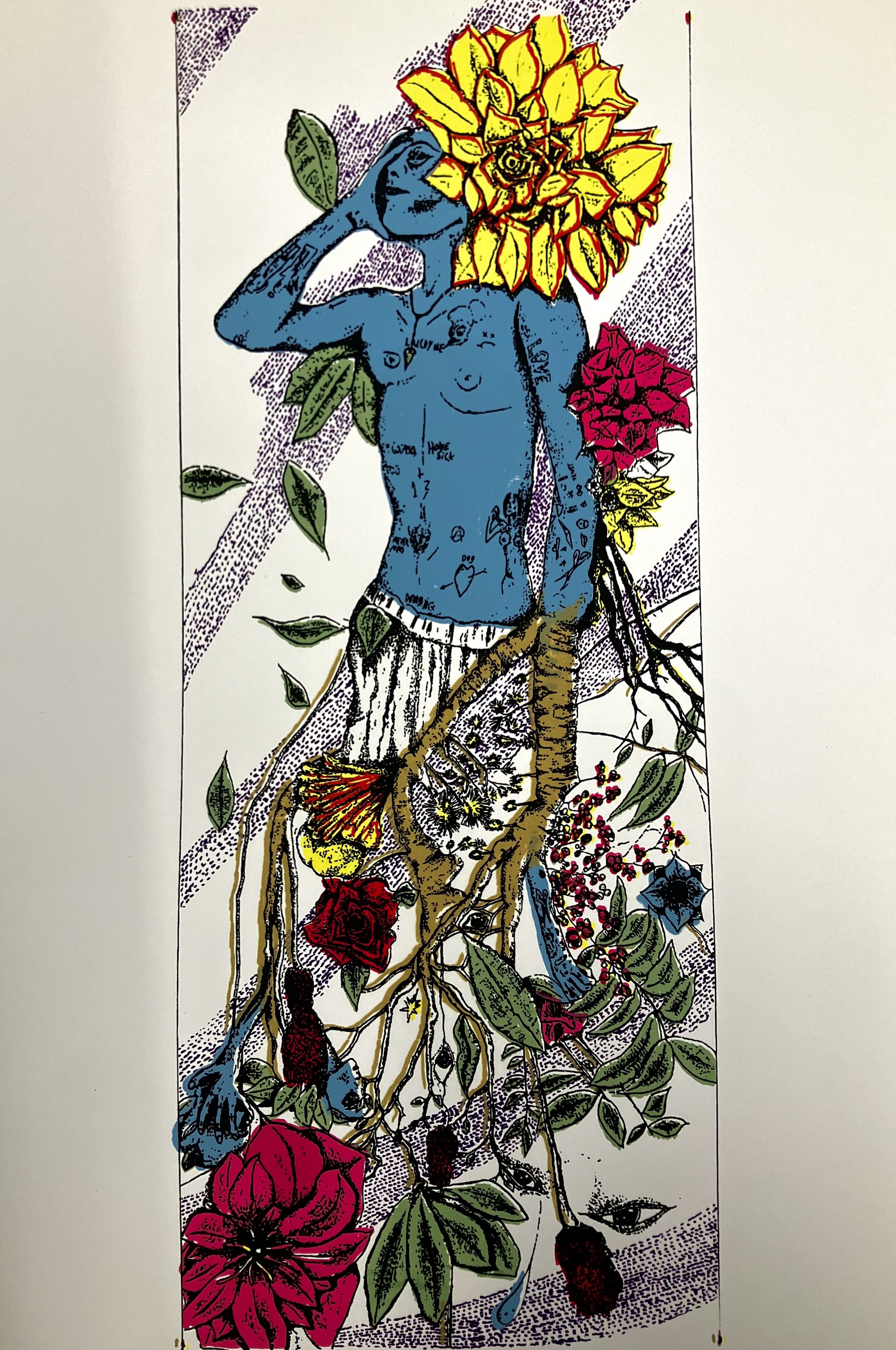 untitled, 20x13in., screen print, 2026