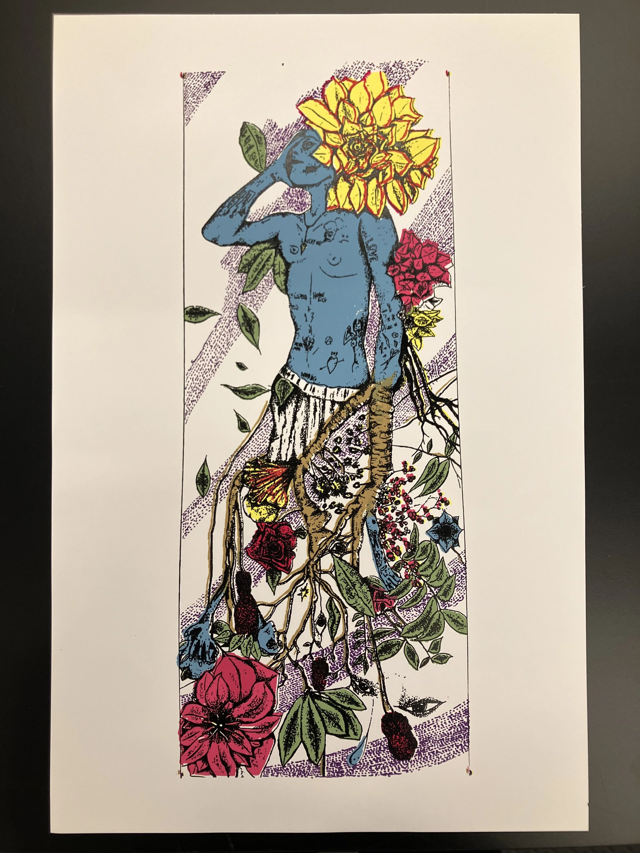 Untitled, screenprint, 20x13 in, 2026