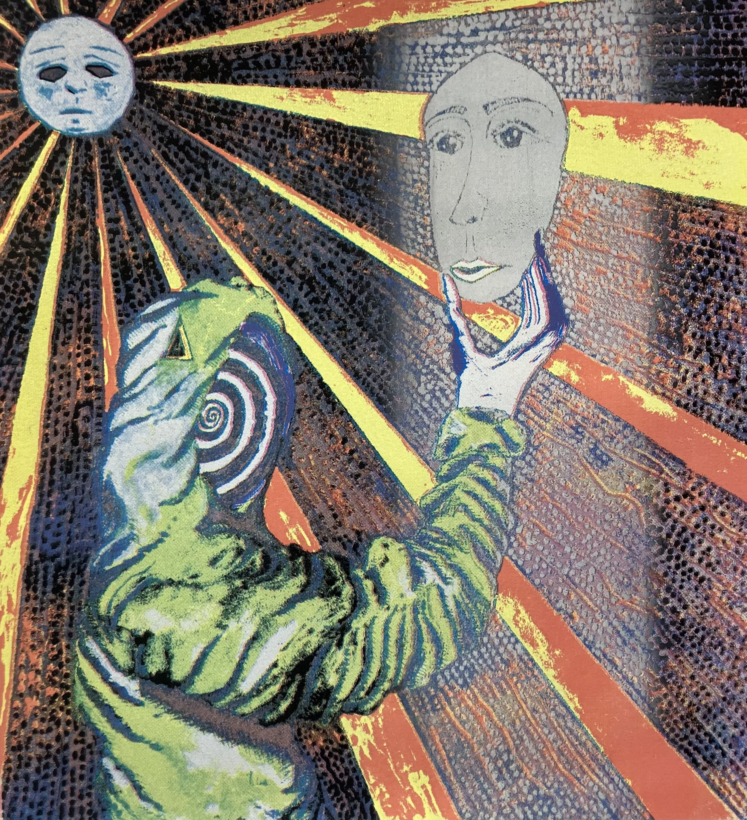 Calcination, screen print, 15x15 in, 2026