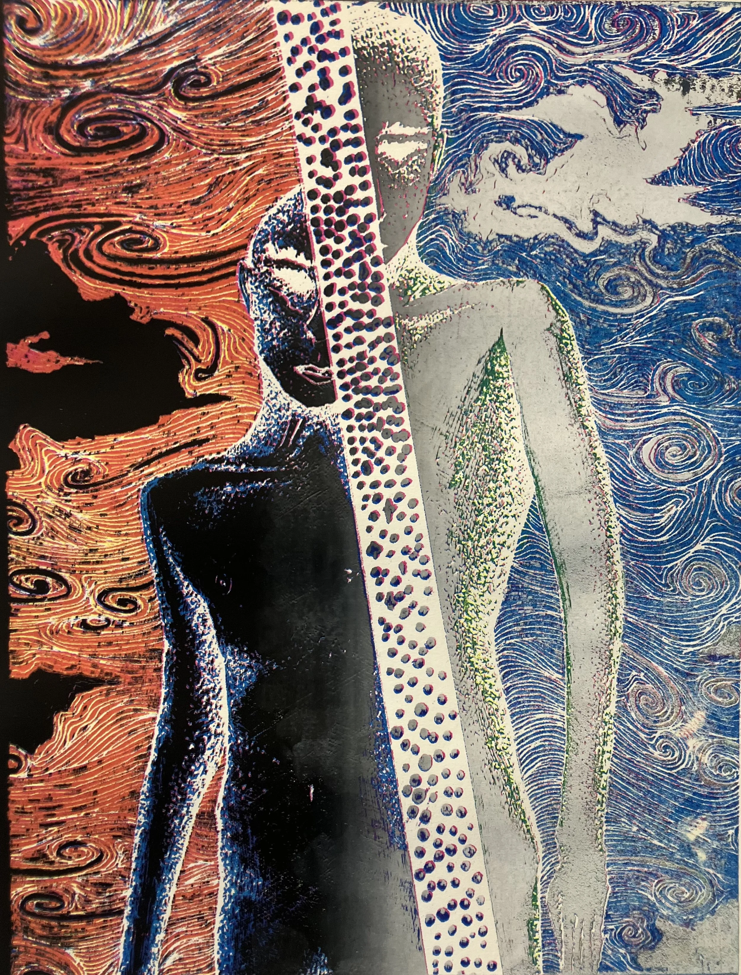 Separation, screen print, 16x20 in, 2026