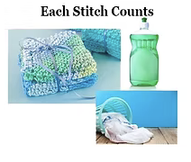 • Item Requested •
• Dish Cloths - Knit or Crochet - there are free patterns on their website • 
• Any pattern. Cotton. Approximately 8”x 8”  square or round • No bigger or smaller • No scrubby yarn • 

• Shipping USPS or UPS •
Each Stitch Counts, 
1