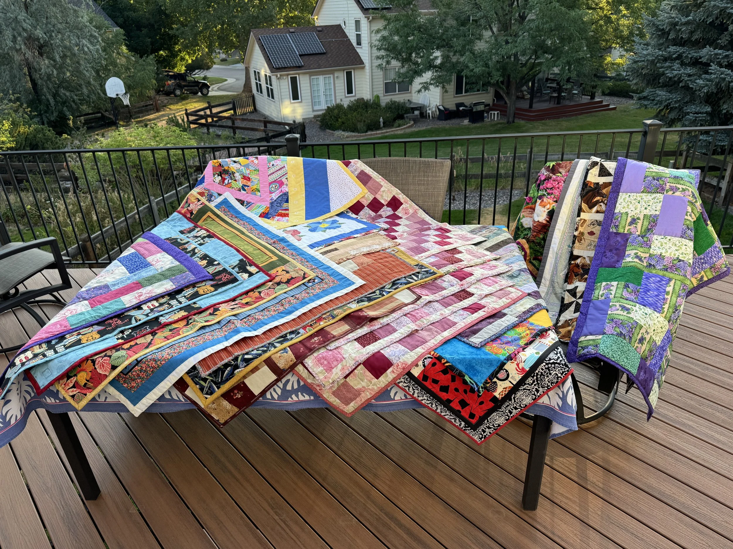 Lap Quilts/Lapghans- sewn