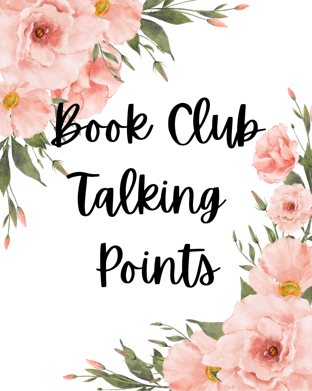 Book Club Talking Points!