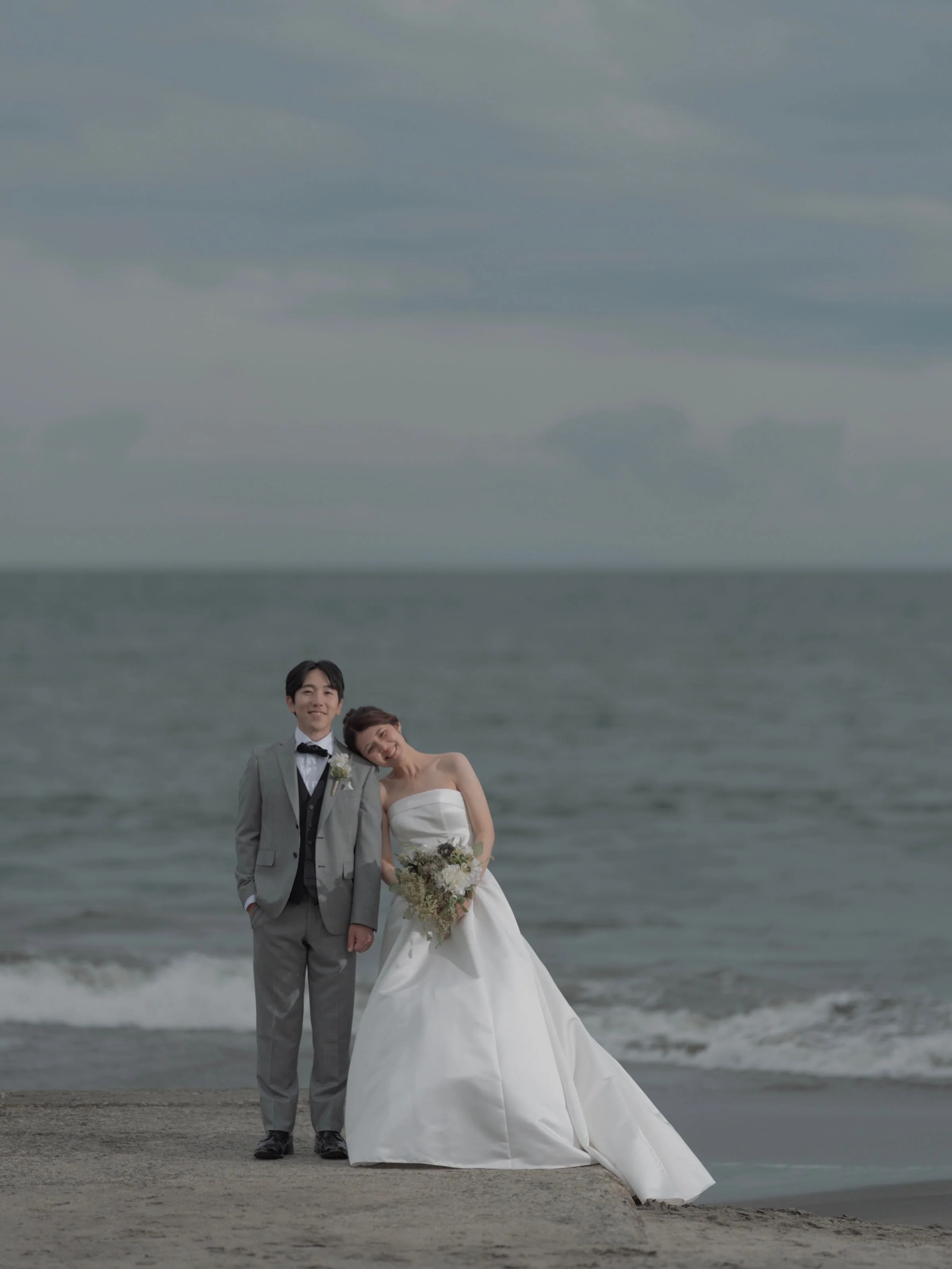 七里ヶ浜でラブストーリー
#前撮り#フォトウェディング#洋装前撮り#横浜前撮り