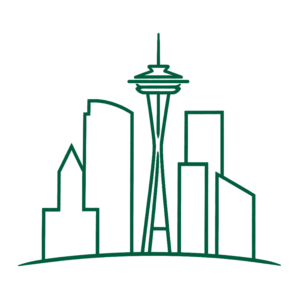 Emerald City Architects Seattle skyline icon