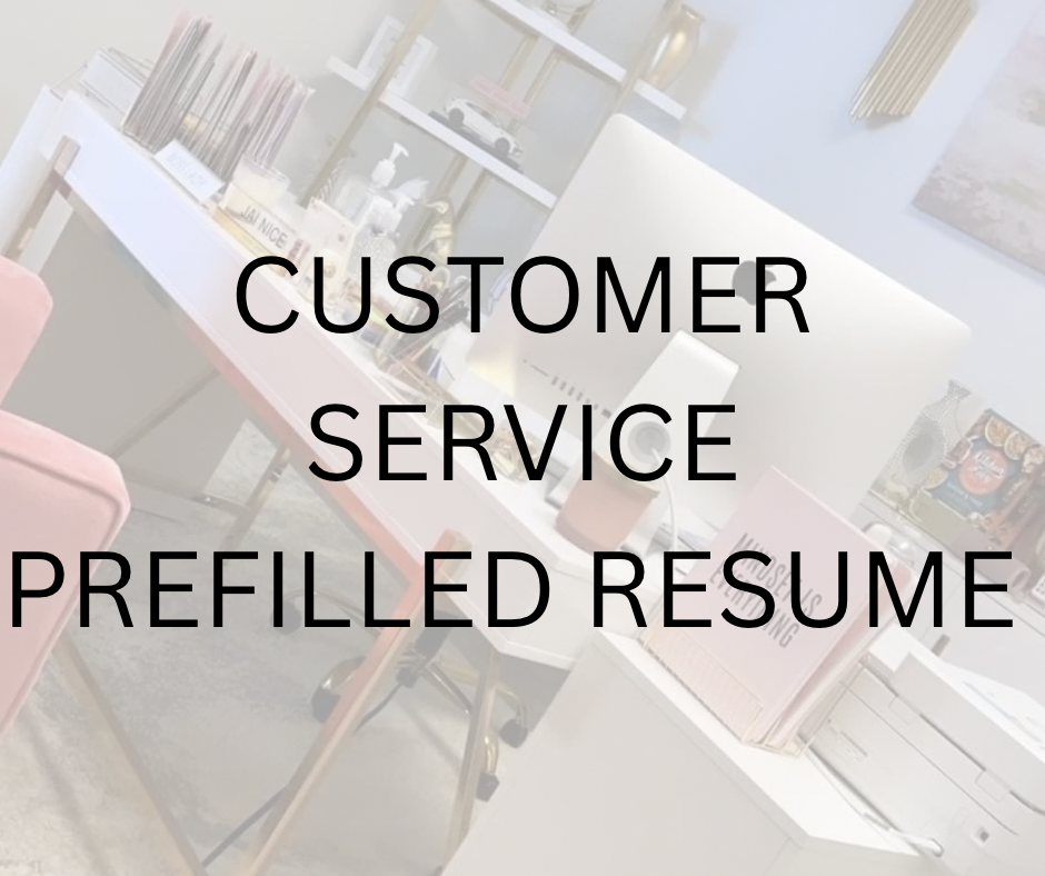 Customer Service- Basic