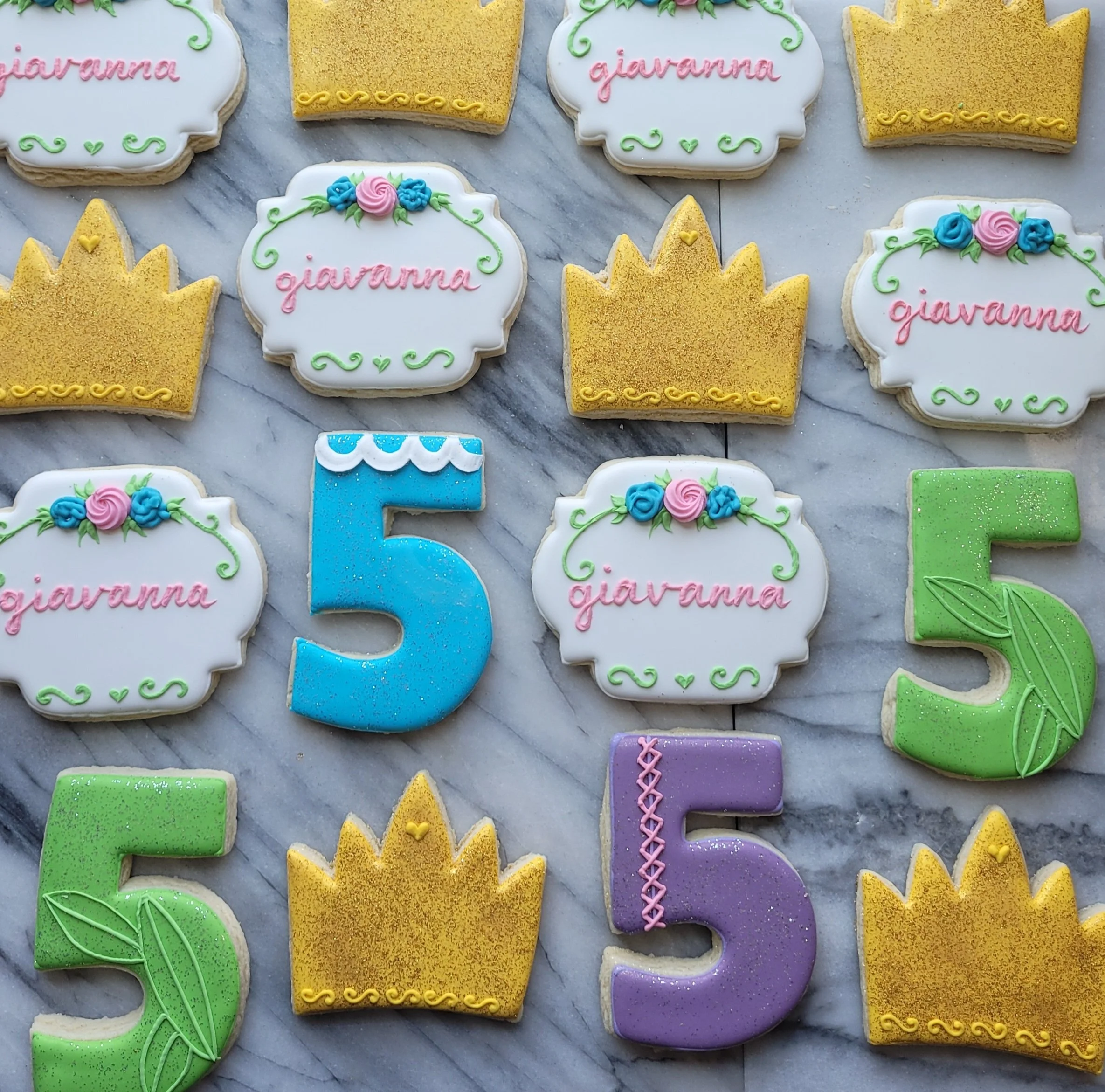 One Dozen Level Up Decorated Cookies