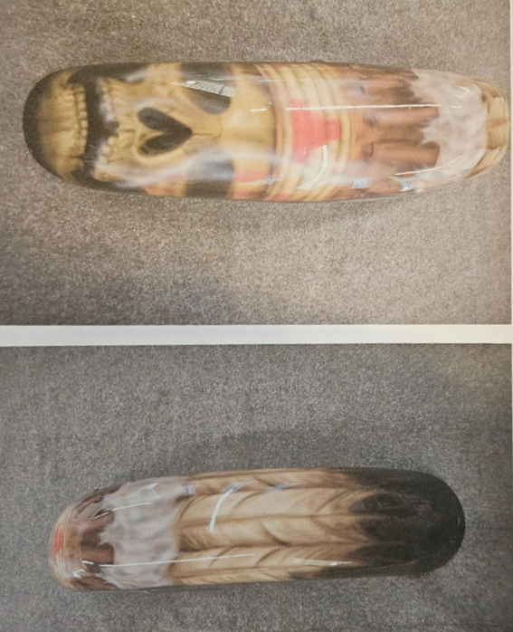 Airbrushed Skull Design