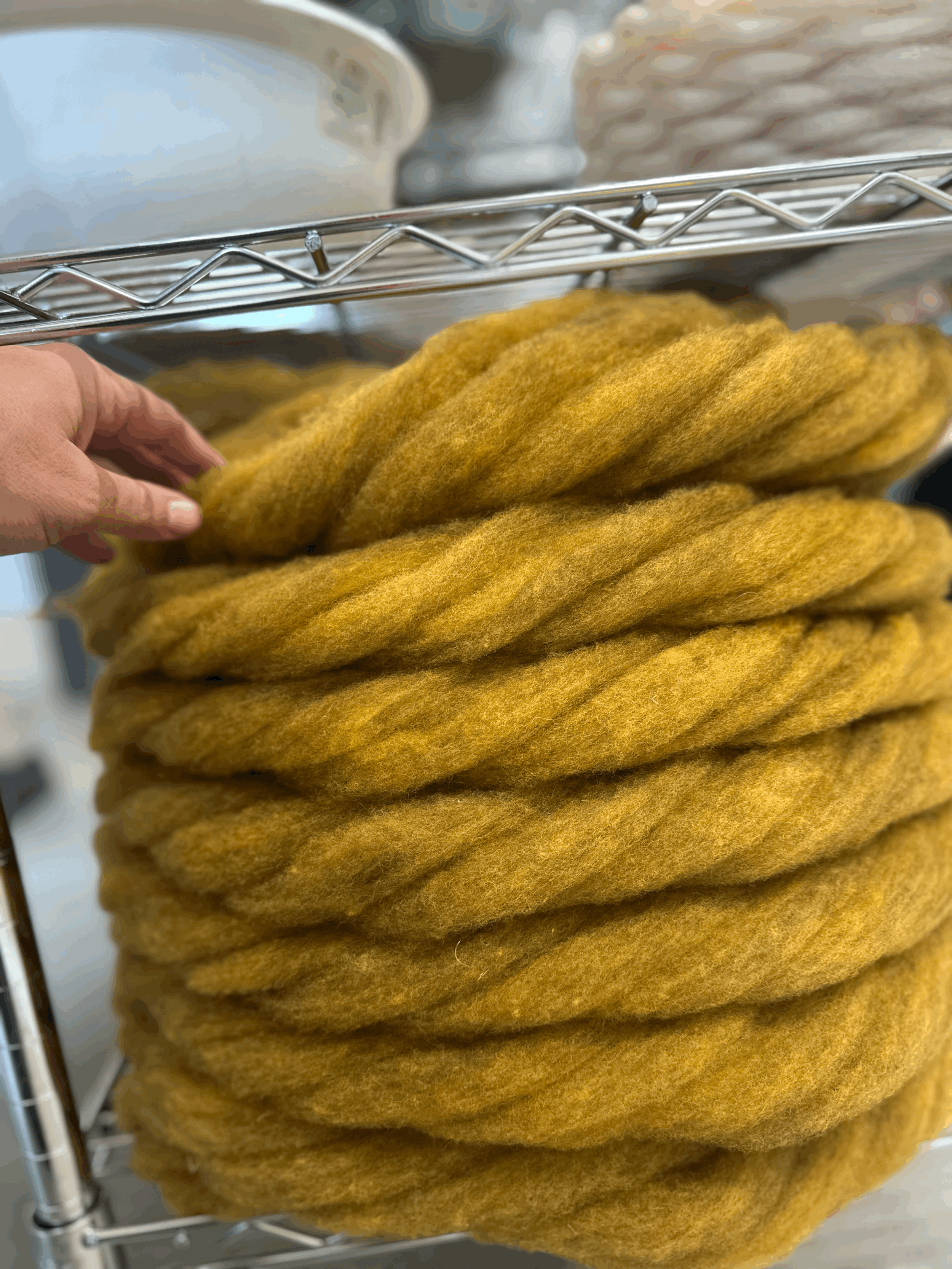 Locally Grown Roving - Mill Blend