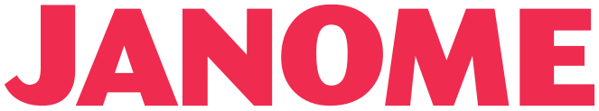 The image features the Janome logo in bold red letters.