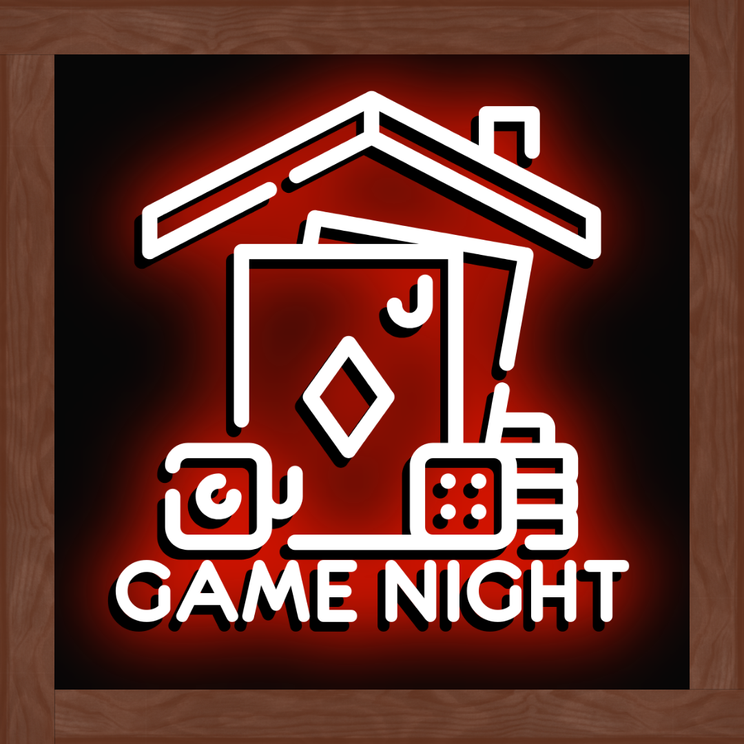  
 
Game Night 
 10/7 
 
 

 Board Games and Improv 
 
Game Night meets Improv - we bust out the board games on the first Wednesday of each month!
 