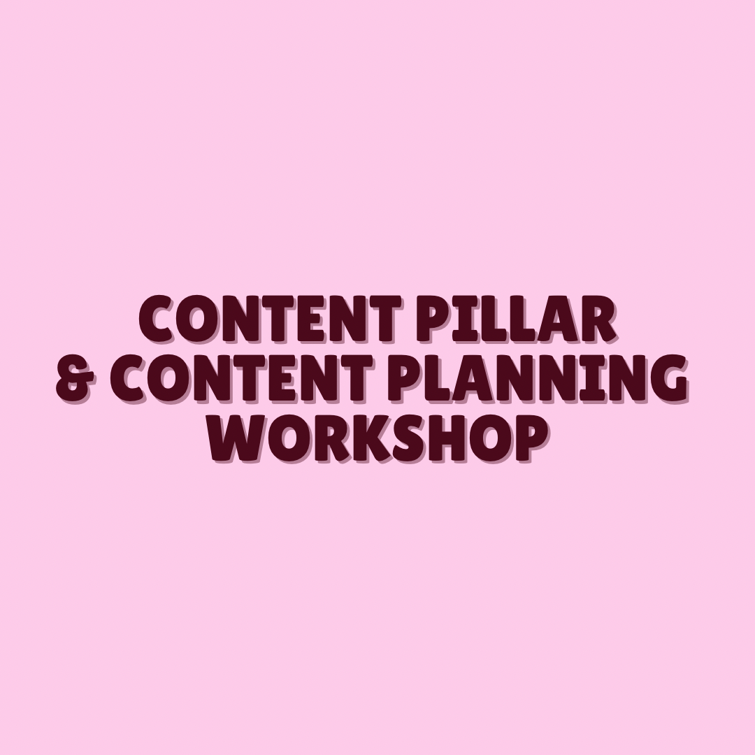 Content Pillar & Planning Workshop