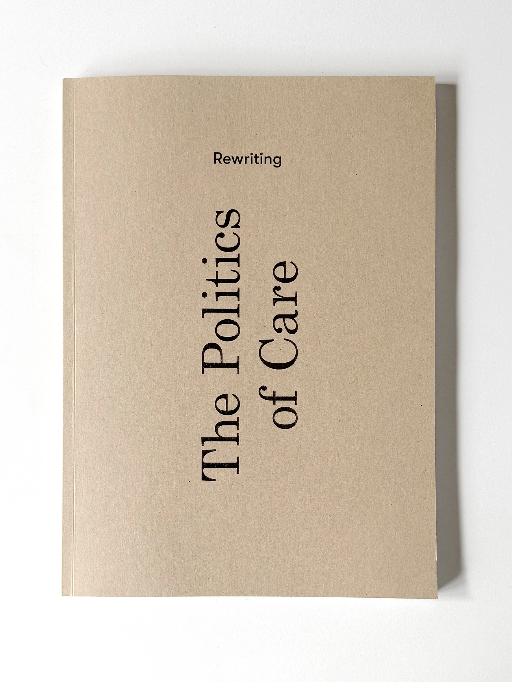 Rewriting The Politics of Care, published in-ter-sti-tial press 2021, editior Macushla Robinson, p71-p76, Bruce Pascoe / Ellen Koshland