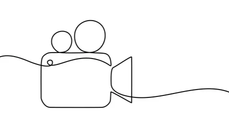 A black background with a white outline drawing of a target with concentric circles and an arrow hitting the bullseye.