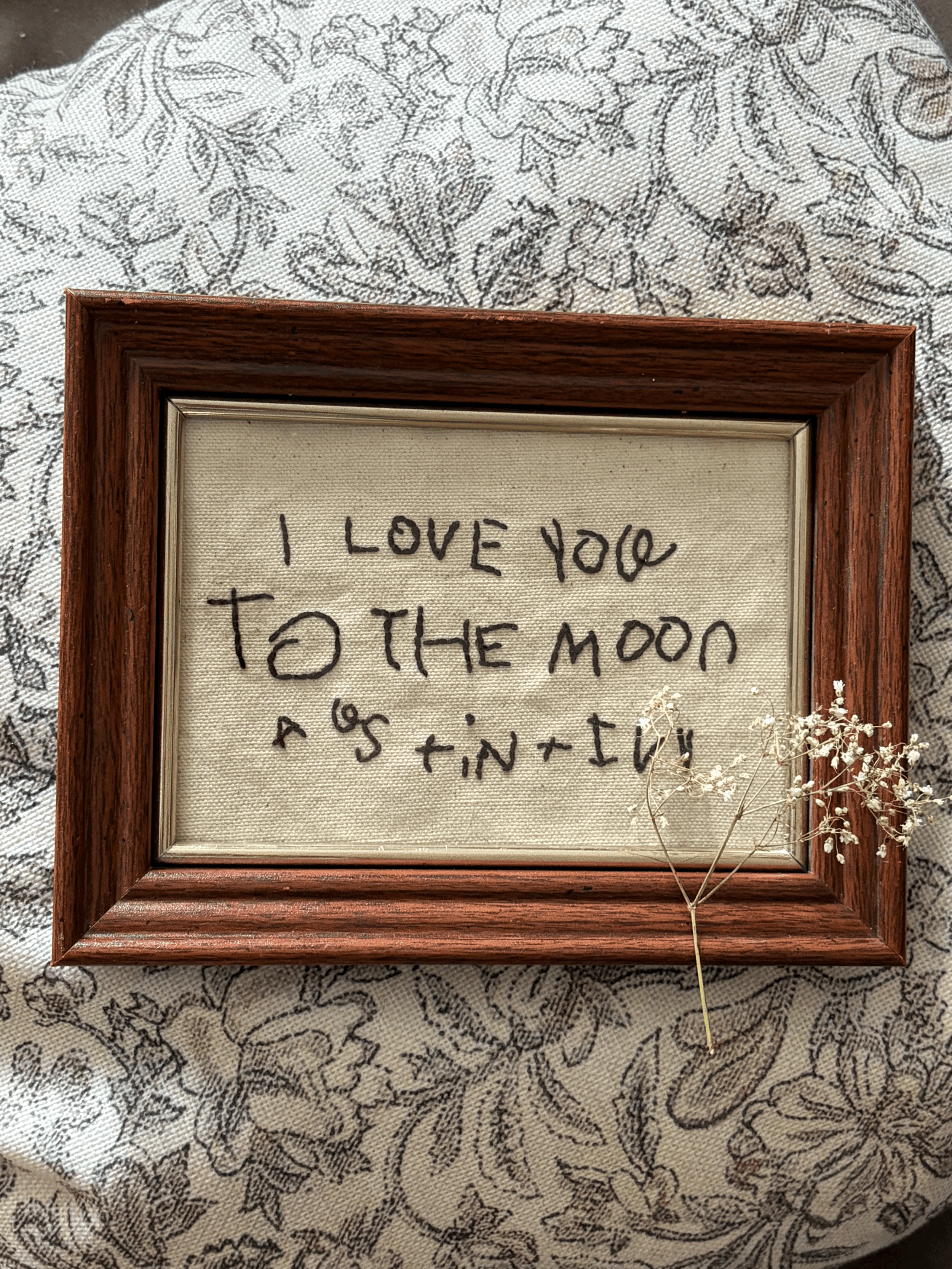 Handwriting Embroidery 5x7