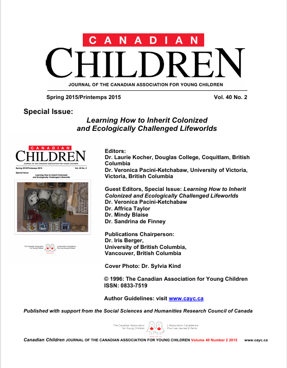 Walking With Place: Storying Reconciliation Pedagogies in Early Childhood Education