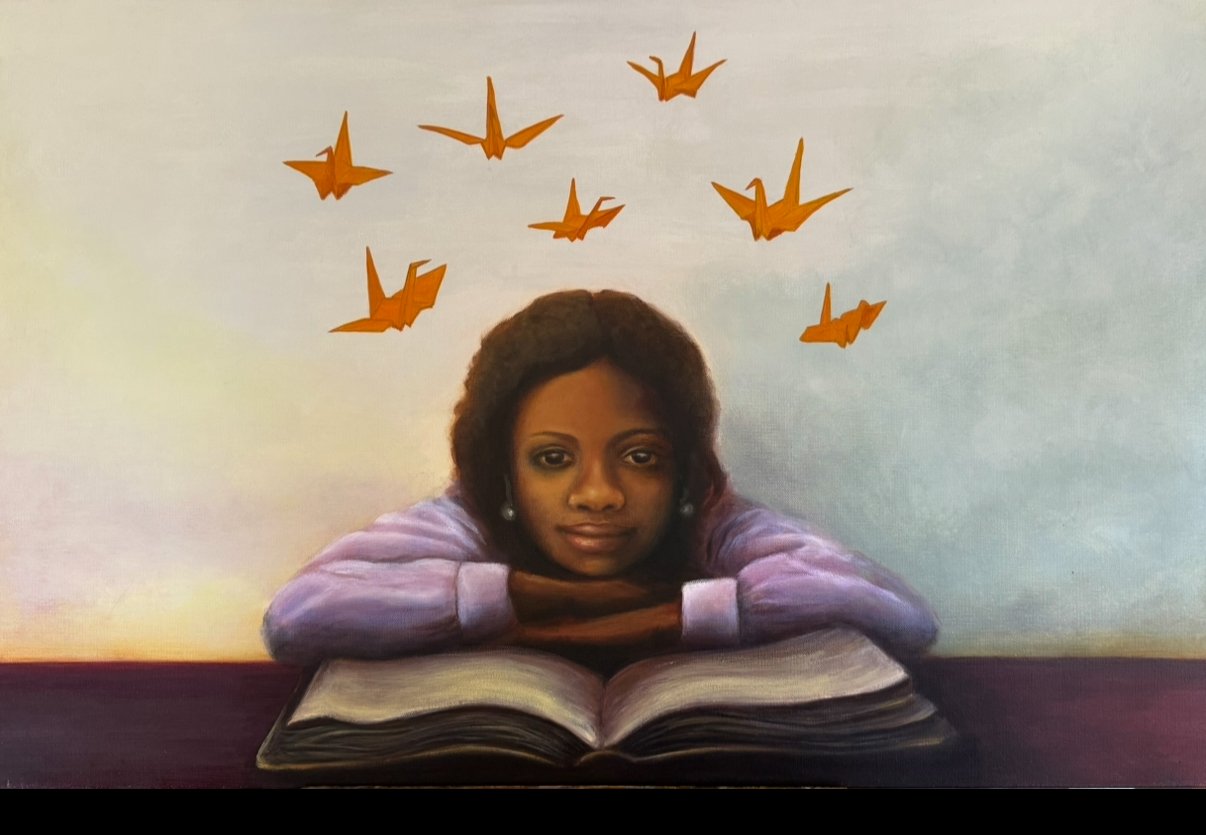 Paused in Thought - 22 x 34 in - $2,400