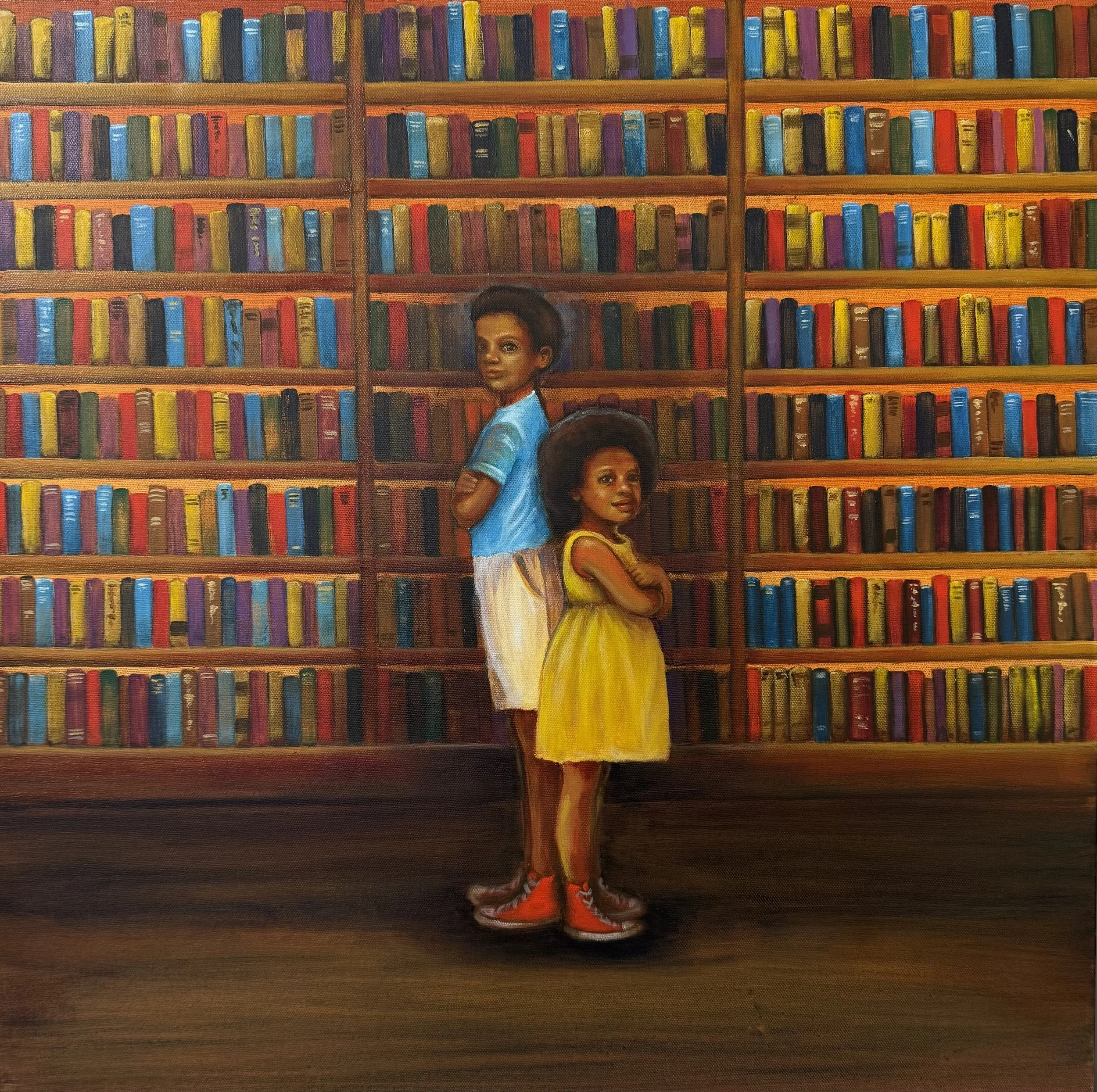 Quiet Companions - 24 x 24 in - $1,900