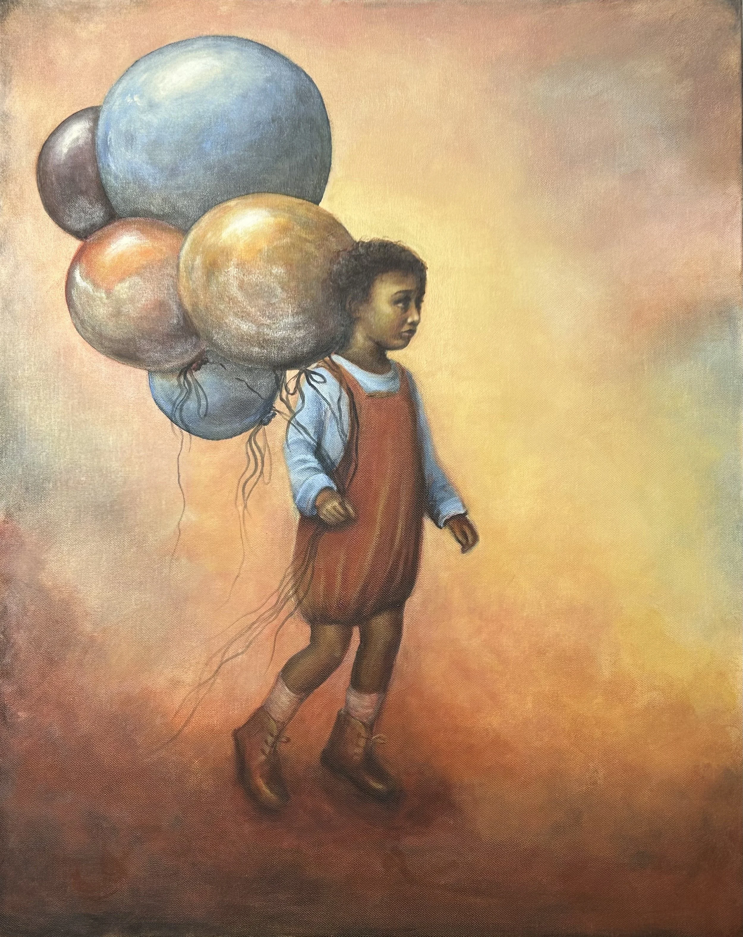 Walking home from the Fair 
                                                     24 x 30 in - $2,200