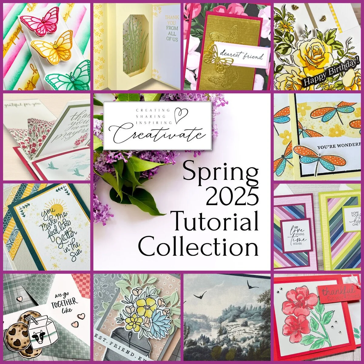 Creativate Spring 2025 Tutorial Collection