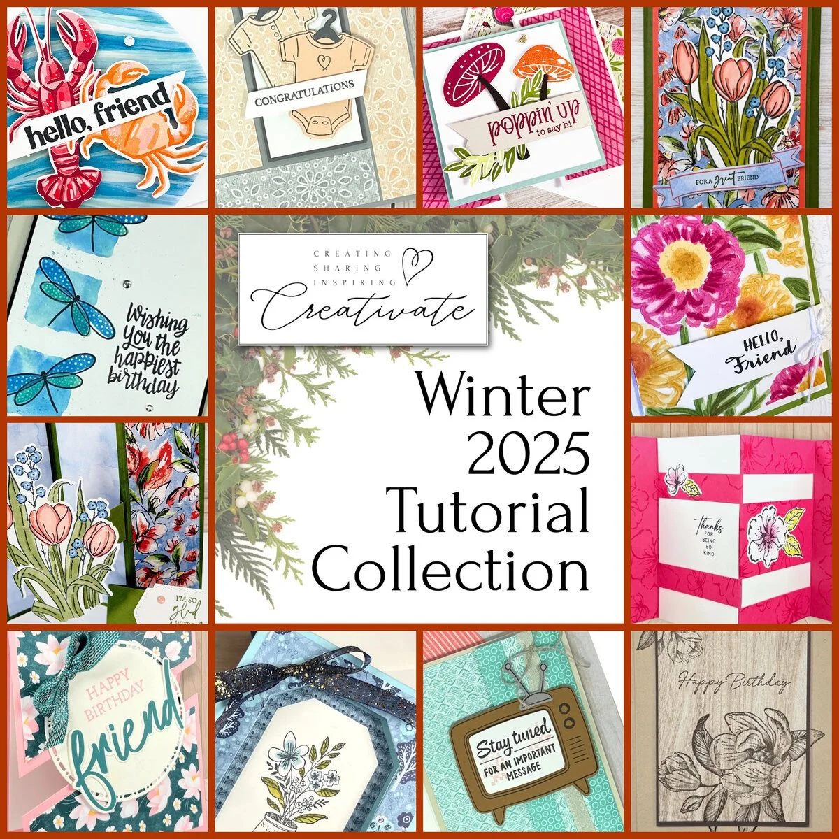 Creativate Winter 2025 Tutorial Collection
