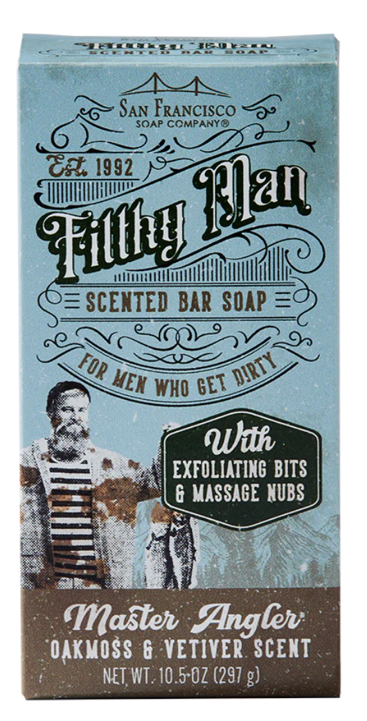 FILTHY MAN Bar Soap- Master Angler: Oakmoss & Vetiver