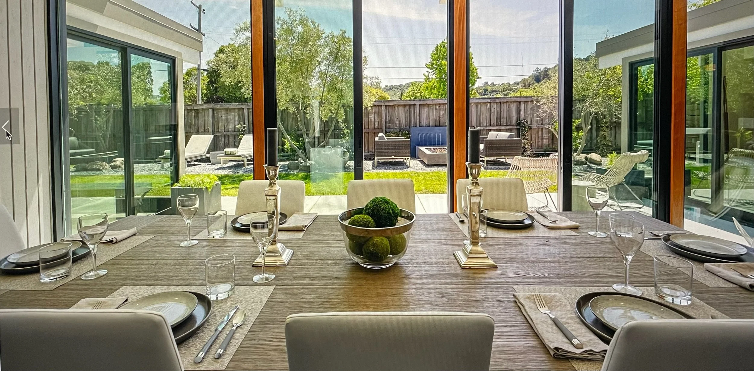 Dining Room to Back Yard